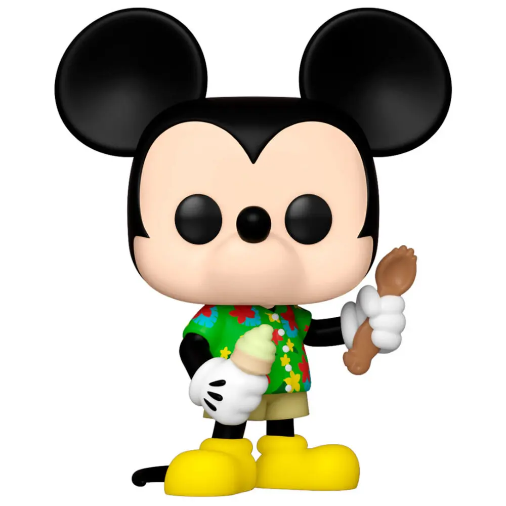 Walt Disney Word 50th Anniversary POP! Disney Vinyl Figure Aloha Mickey Mouse 9 cm product photo