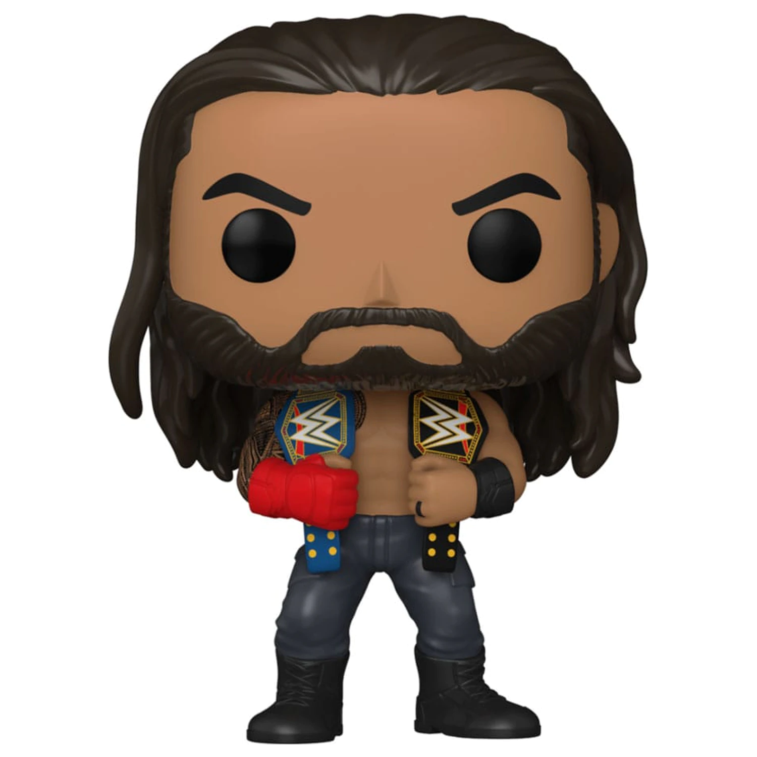 WWE POP! Vinyl Figure Roman Reigns w/Belts 9 cm product photo
