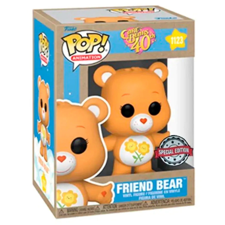 POP figure Care Bears 40th Anniversary Friend Bear Exclusive product photo