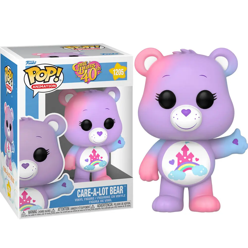 POP figure Care Bears 40th Anniversary Care a Lot Bear product photo