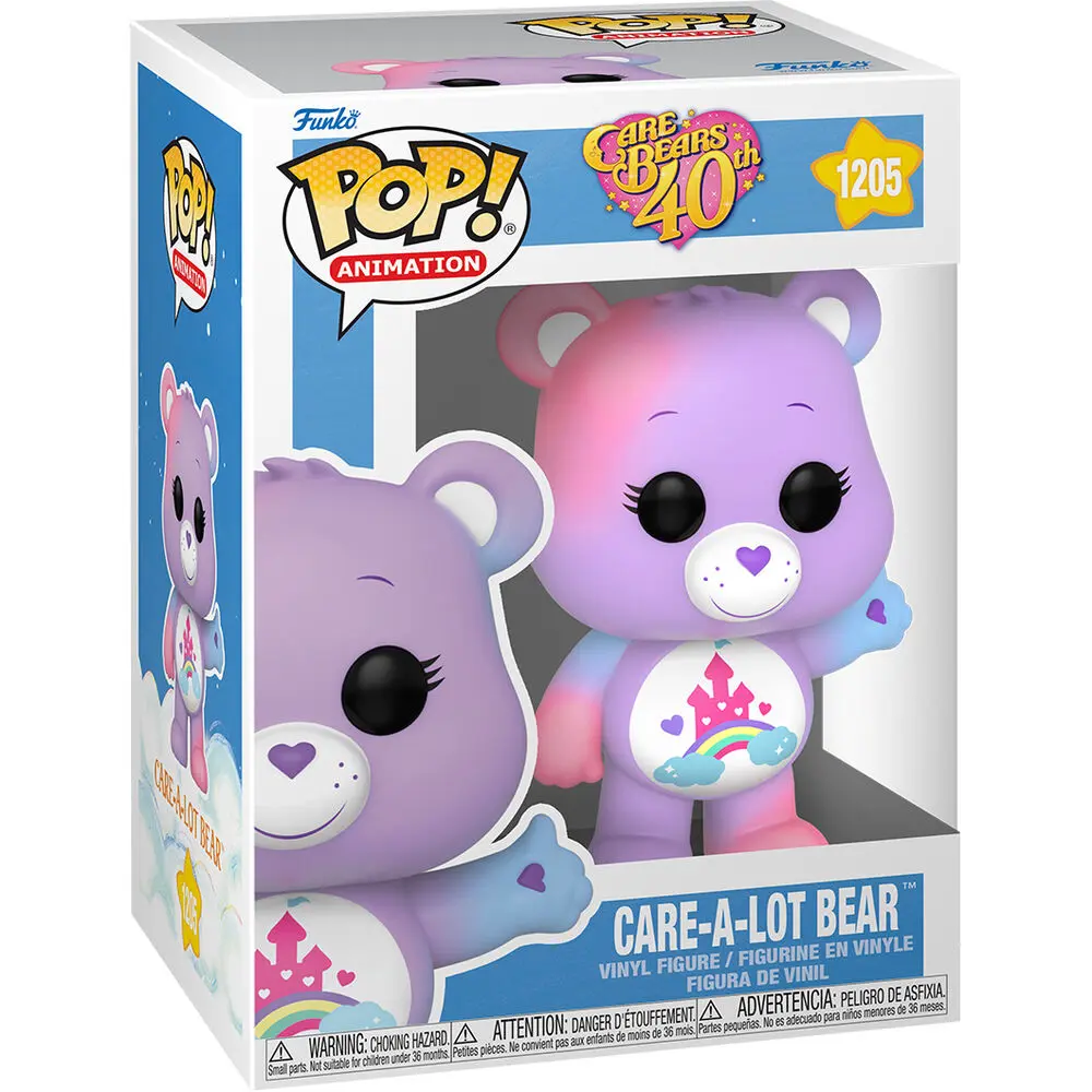 POP figure Care Bears 40th Anniversary Care a Lot Bear product photo