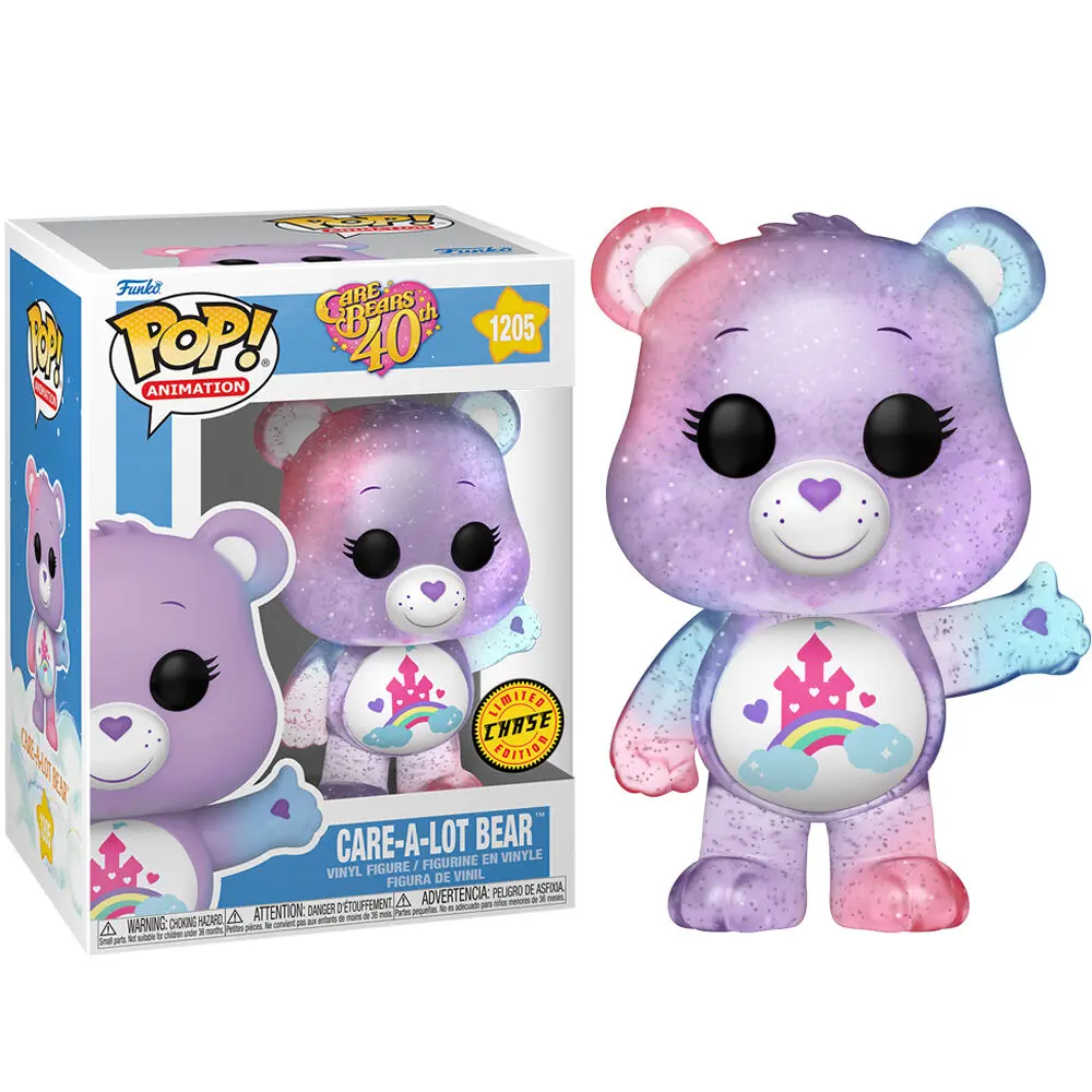 POP figure Care Bears 40th Anniversary Care a Lot Bear Chase termékfotó