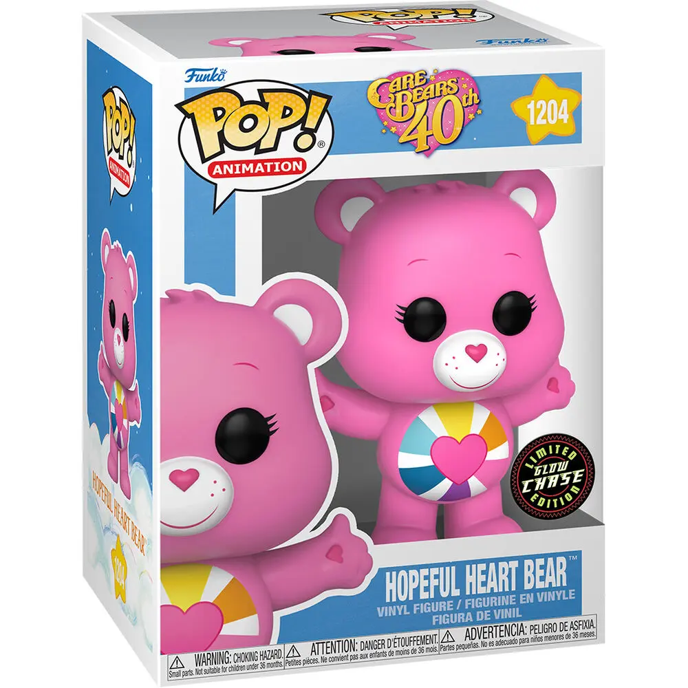 POP figure Care Bears 40th Anniversary Hopeful Heart Bear Chase product photo