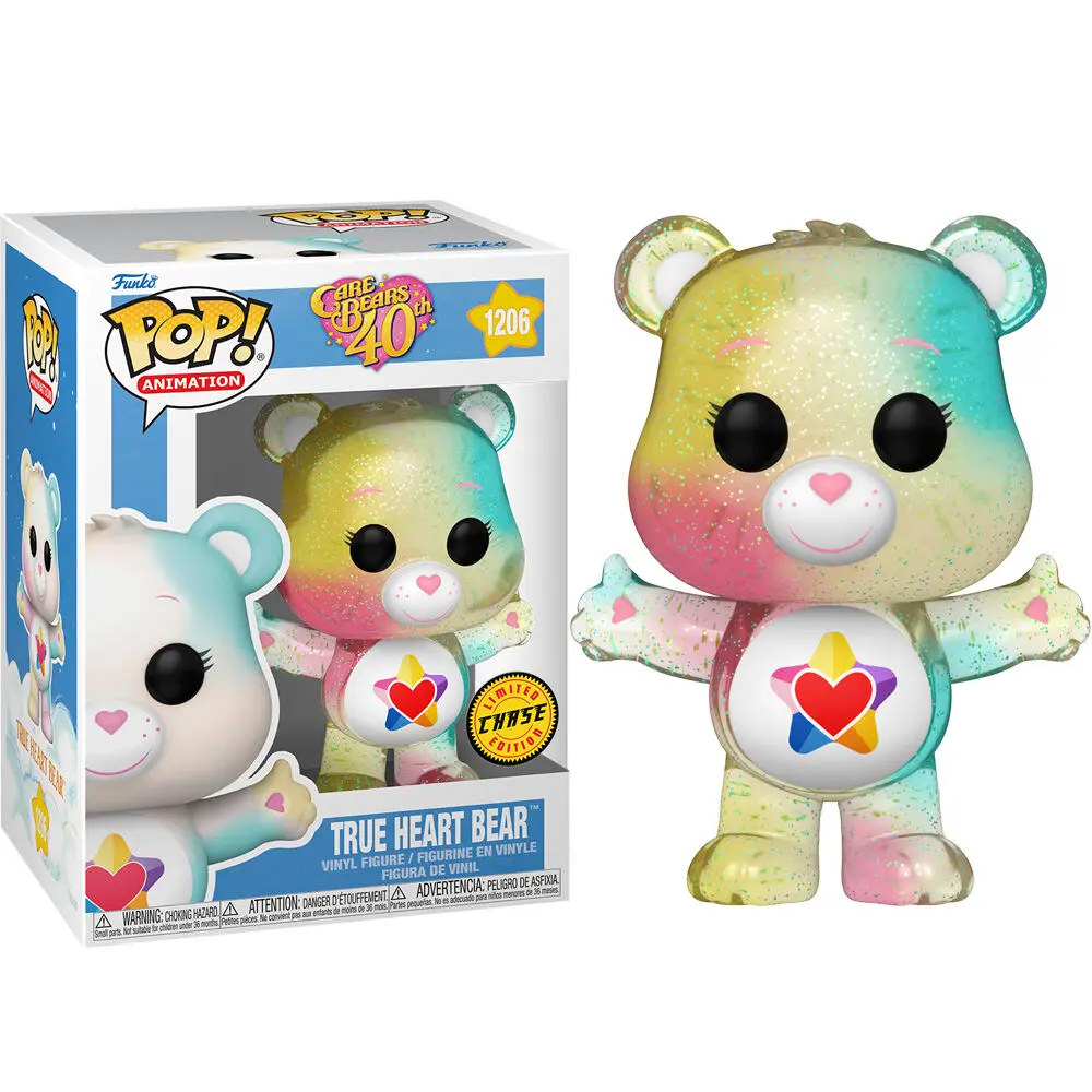 POP figure Care Bears 40th Anniversary True Heart Bear Chase product photo