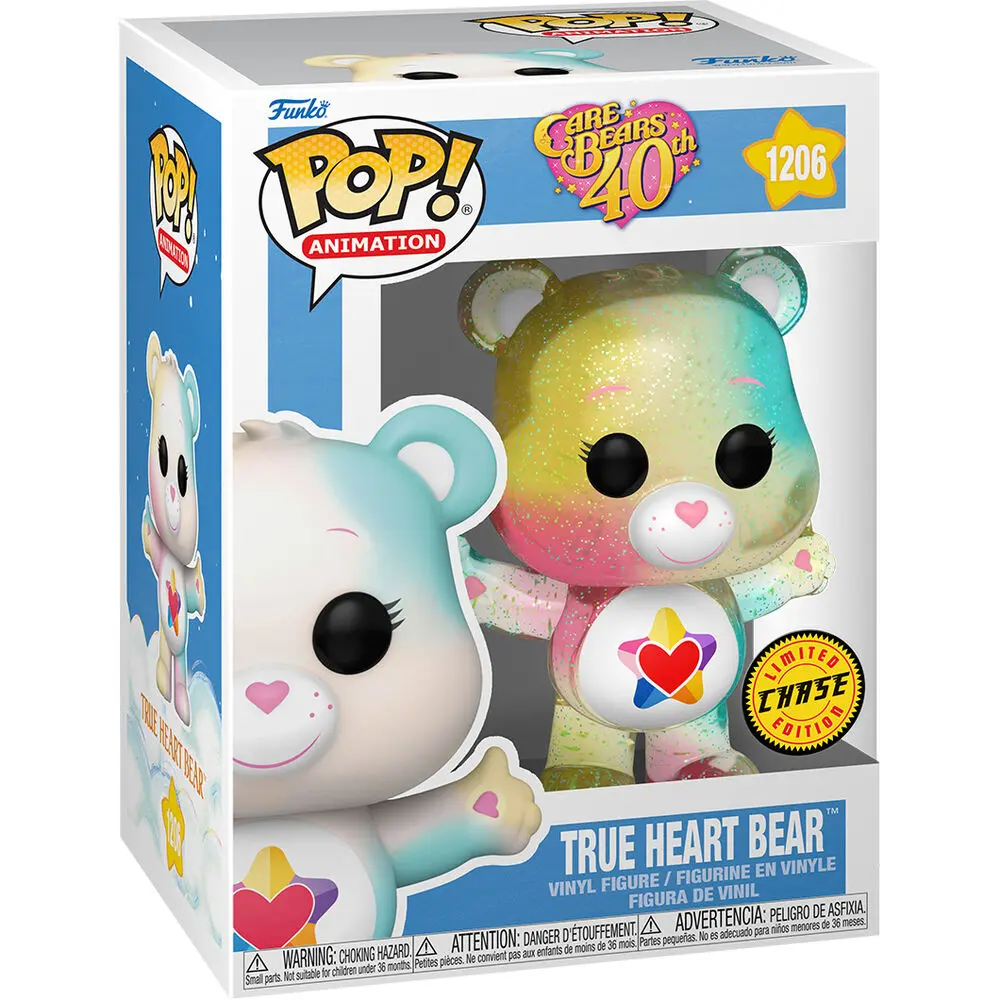 POP figure Care Bears 40th Anniversary True Heart Bear Chase product photo