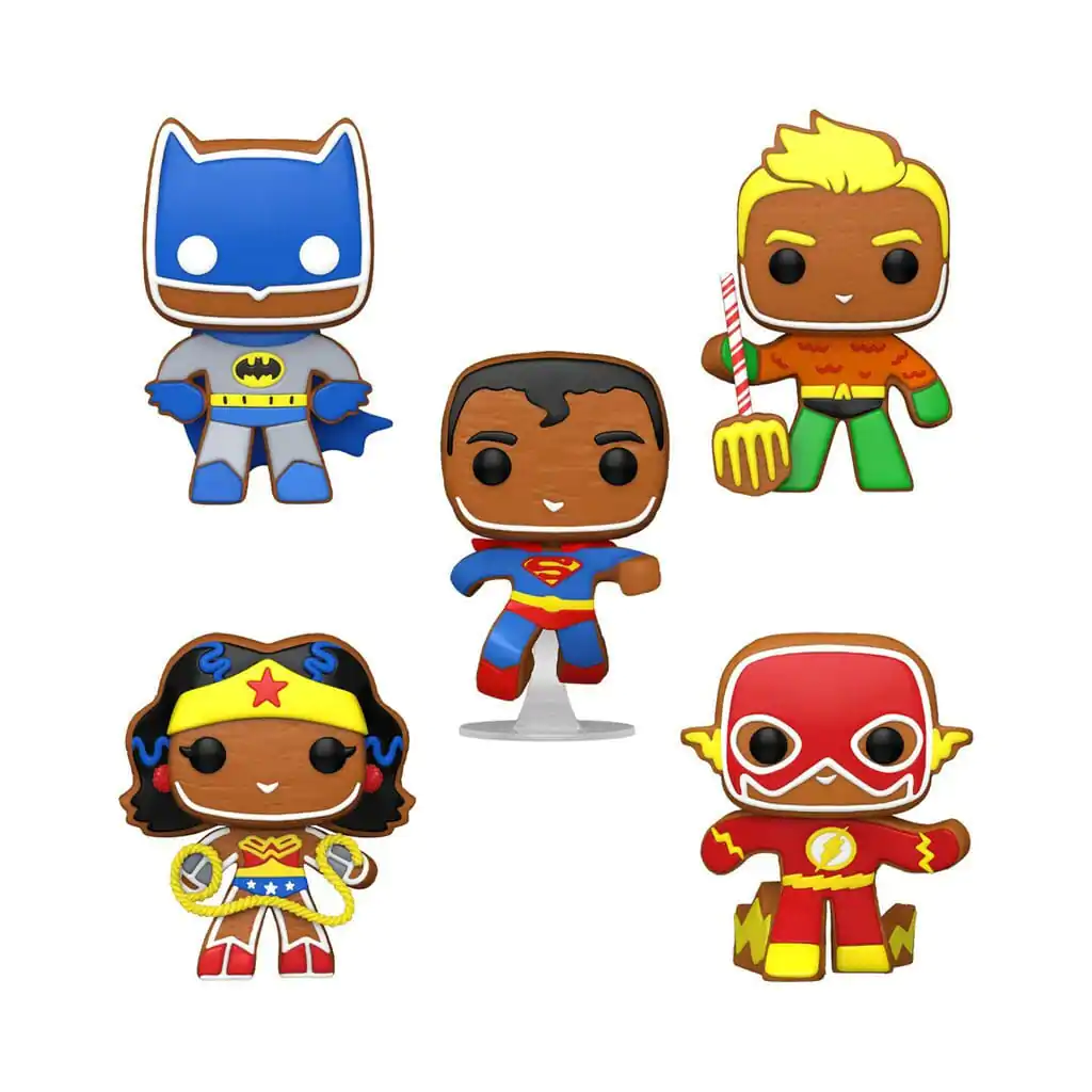 Pop! Heroes DC Holiday - Gingerbread 5-Pack figuren product photo