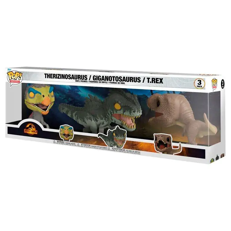 POP pack 3 figures Jurassic World product photo