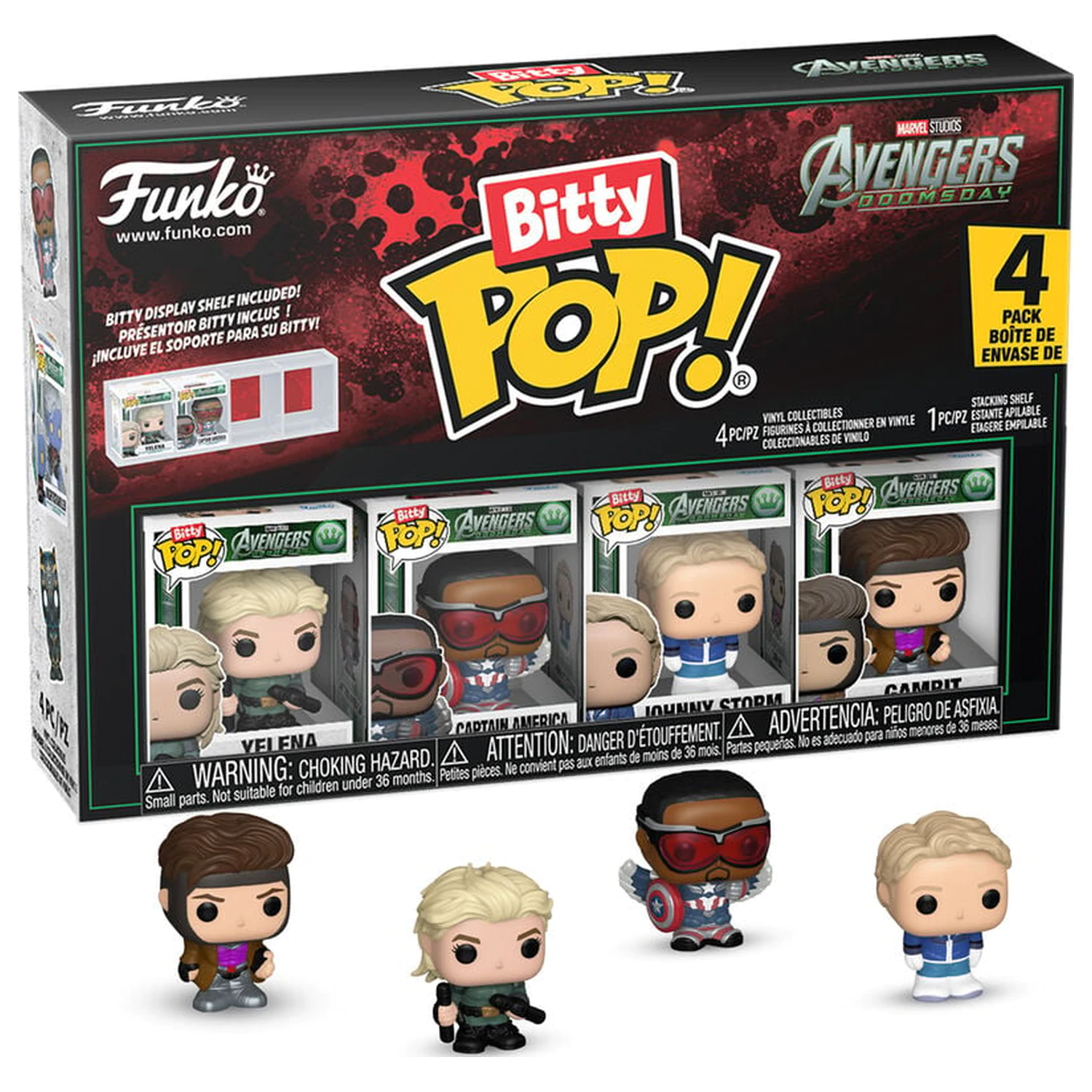 Funko POP Marvel Studios Avengers 4-Pack Figure Set Doomsday product photo