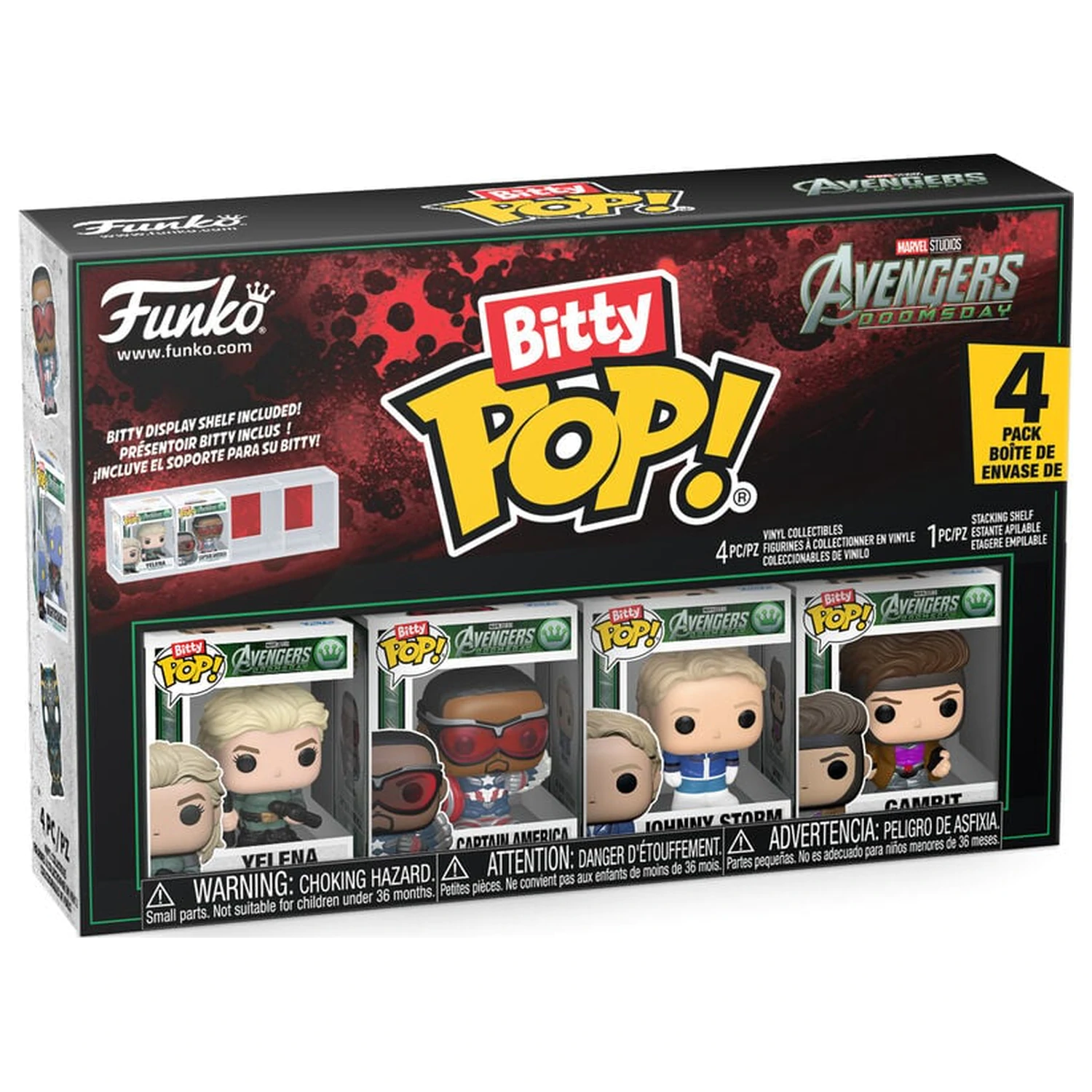 Funko POP Marvel Studios Avengers 4-Pack Figure Set Doomsday product photo