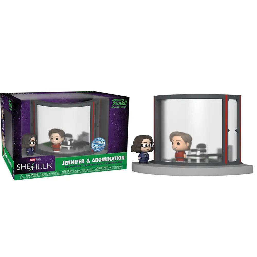 She-Hulk POP! Mini Moment Vinyl Figure Jennifer &amp; Abomination 5 cm product photo