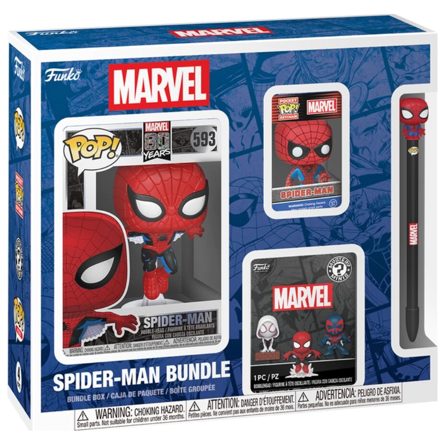 Funko POP Pack Bundle Marvel Spider-Man product photo