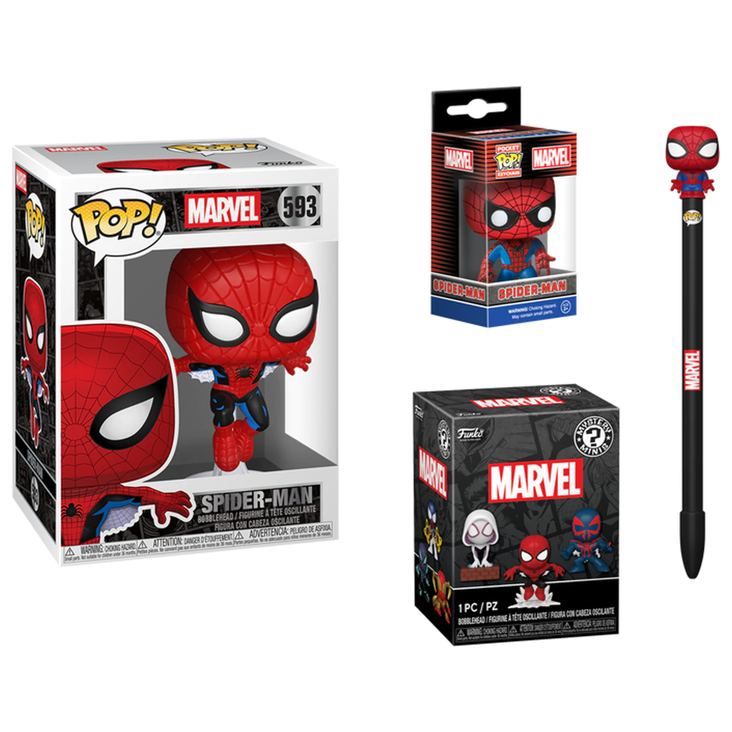 Funko POP Pack Bundle Marvel Spider-Man product photo