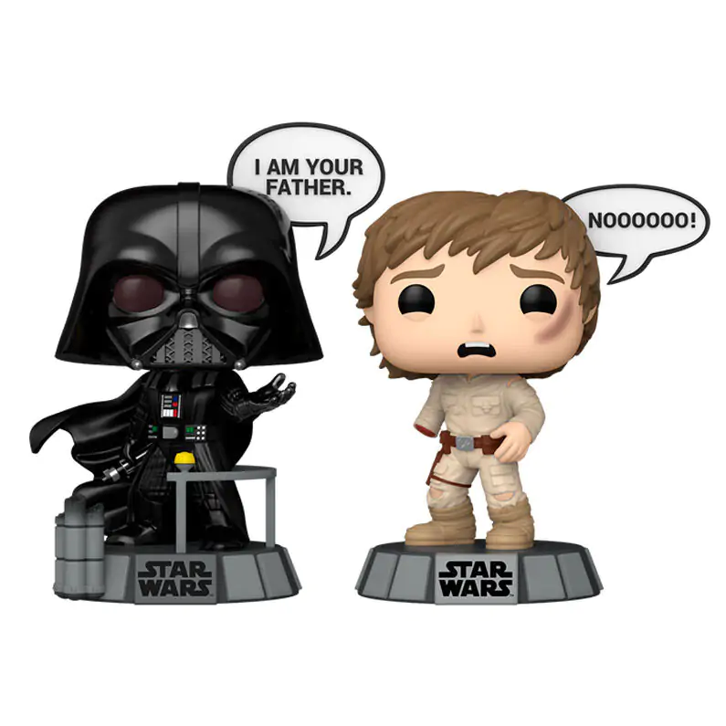 Funko POP pack 2 figures Star Wars Darth Vader &amp; Luke Skywalker product photo