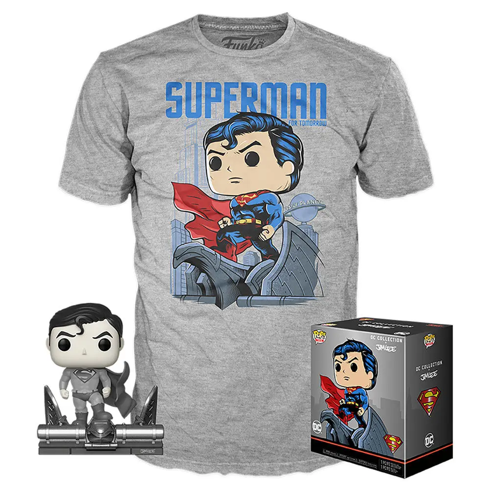 Funko POP & Tee DC Comics Jim Lee Superman figure & tee box product photo