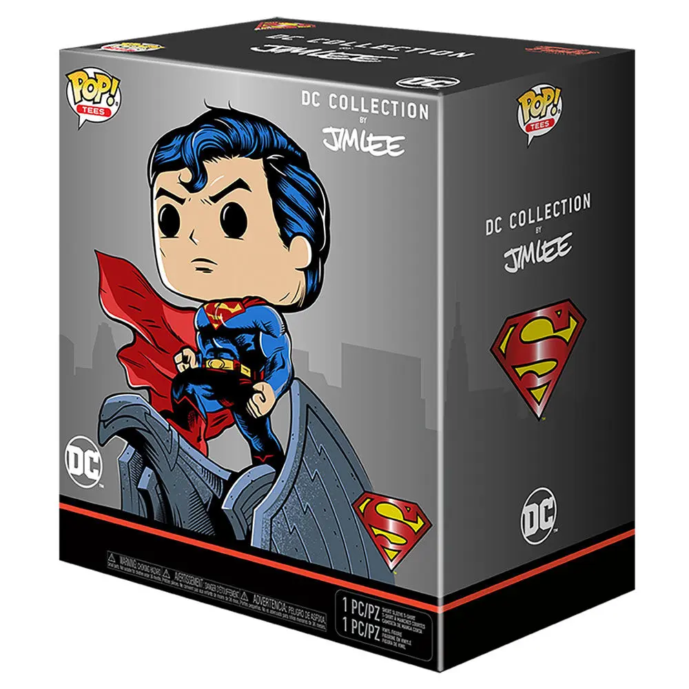 Funko POP & Tee DC Comics Jim Lee Superman figure & tee box product photo