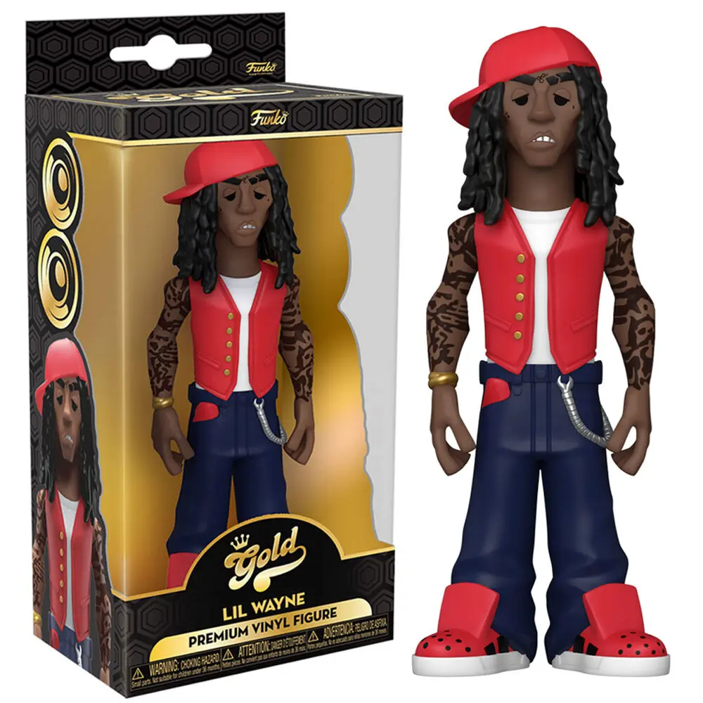 Lil Wayne Vinyl Gold Figure Lil Wayne 13 cm termékfotó