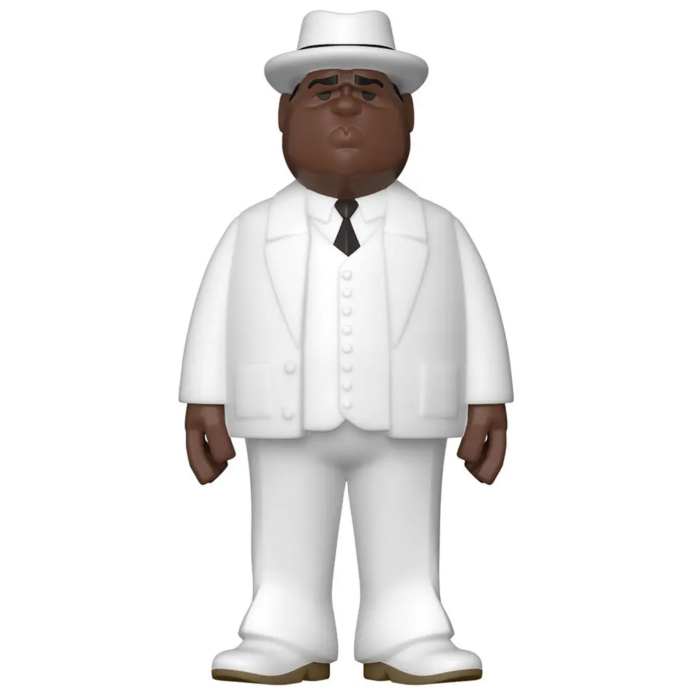 Notorious B.I.G. Vinyl Gold Figure Biggie Smalls White Suit 13 cm product photo