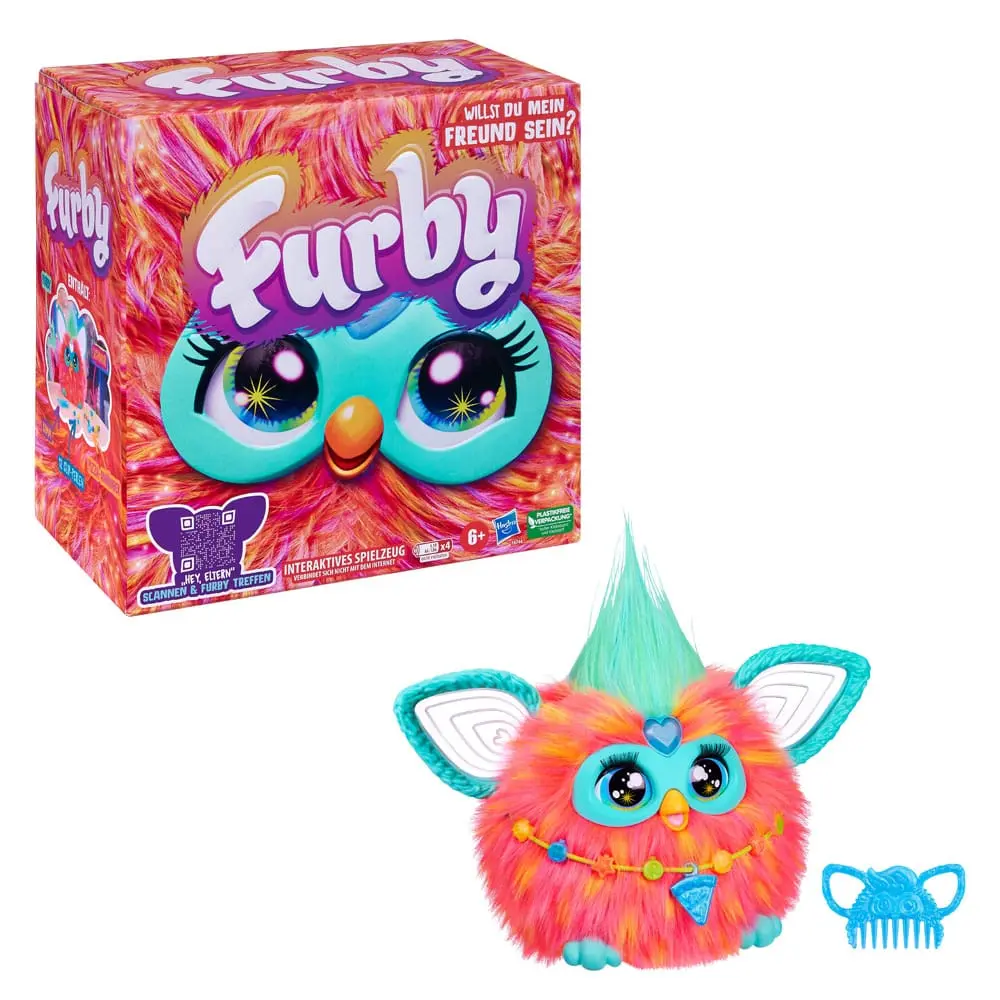 Furby Interactive Plush Toy Coral *German Version* product photo