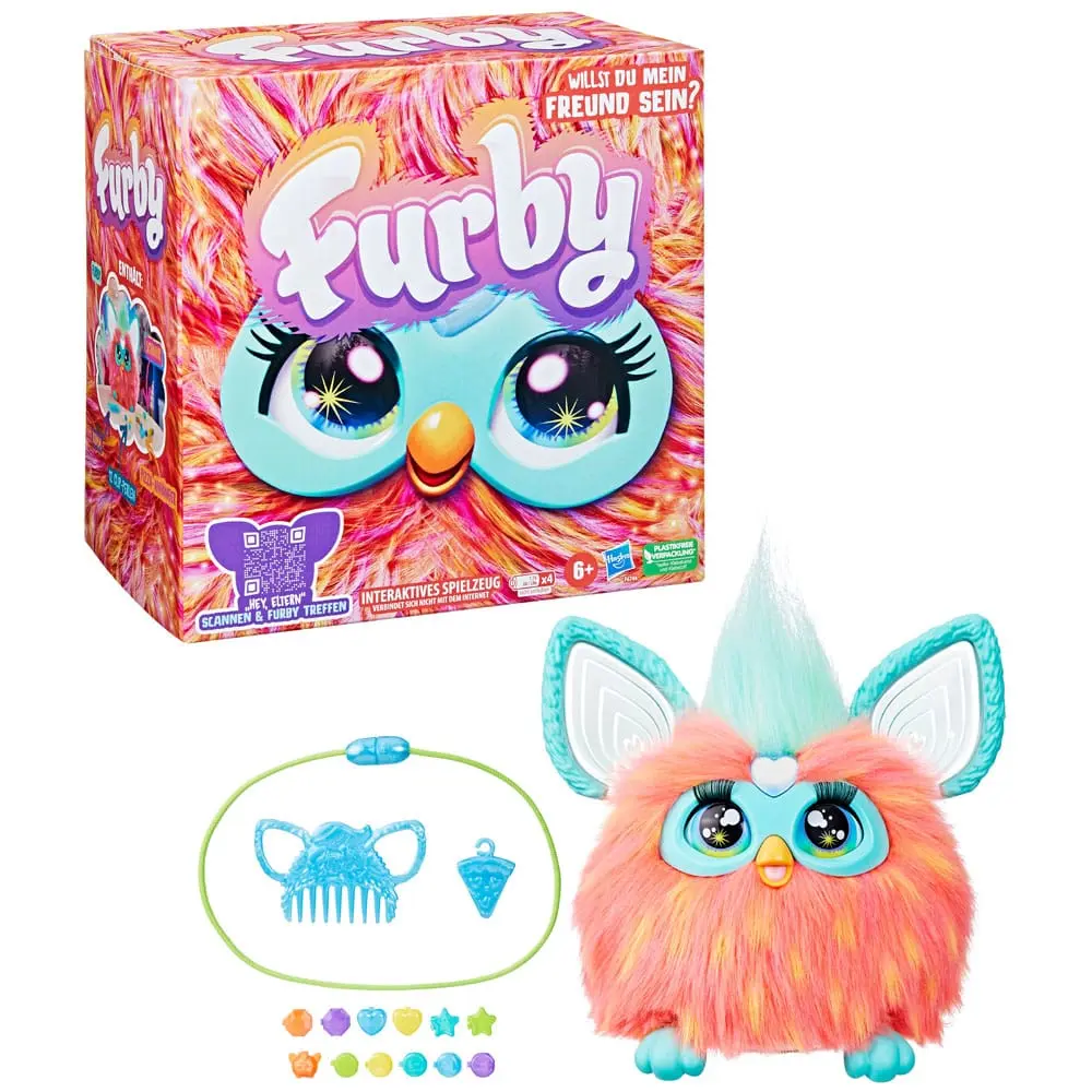 Furby Interactive Plush Toy Coral *German Version* product photo