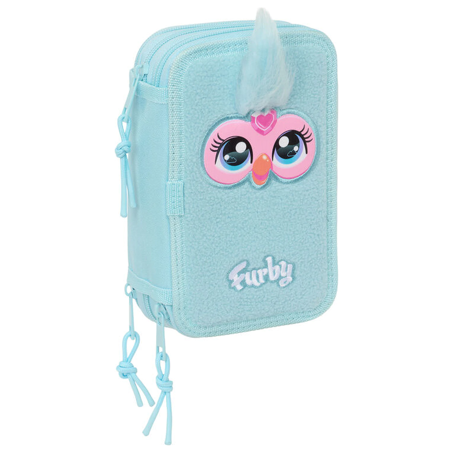 Furby triple pencil case 37pcs product photo