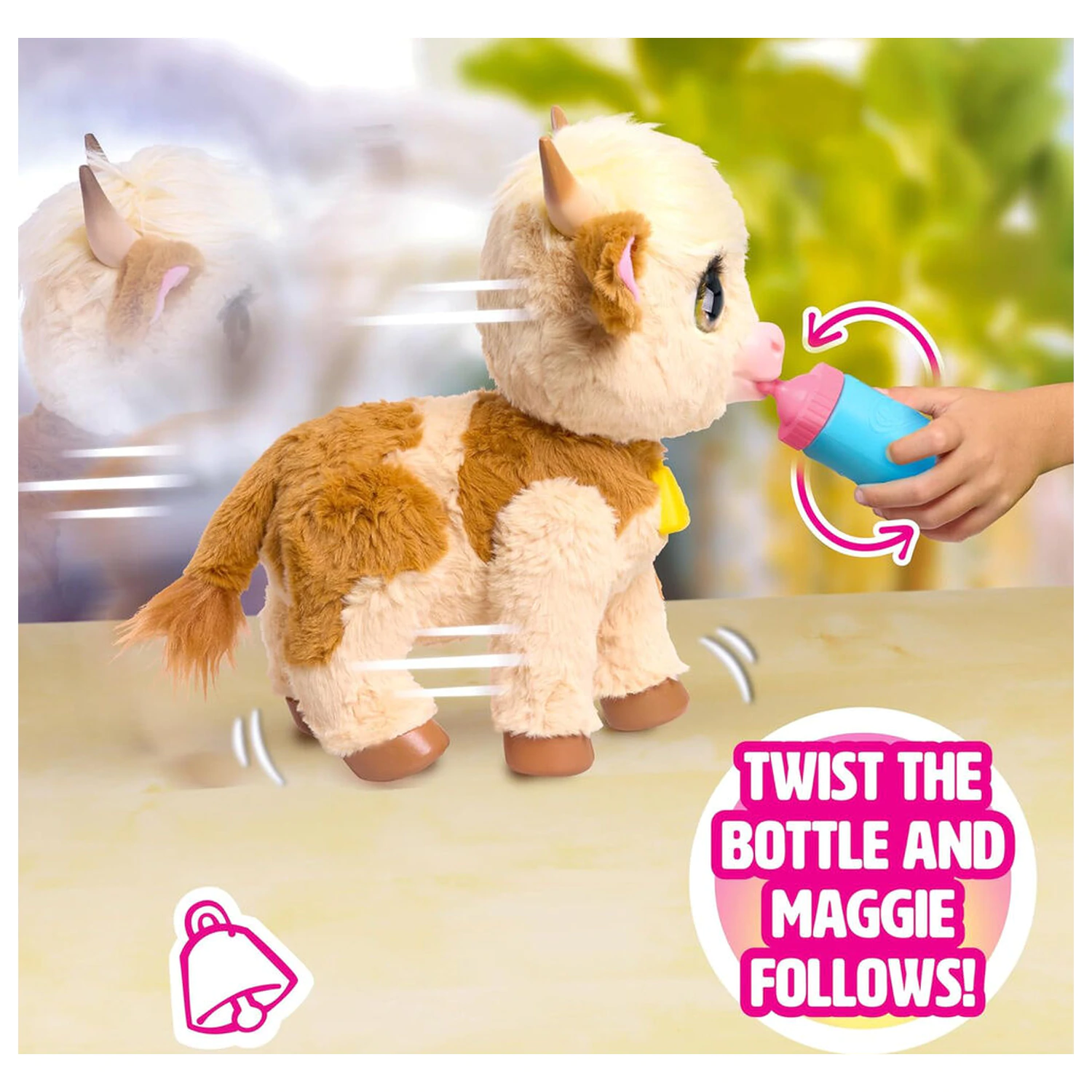 FurReal Maggie the Cow Interactive plush toy product photo