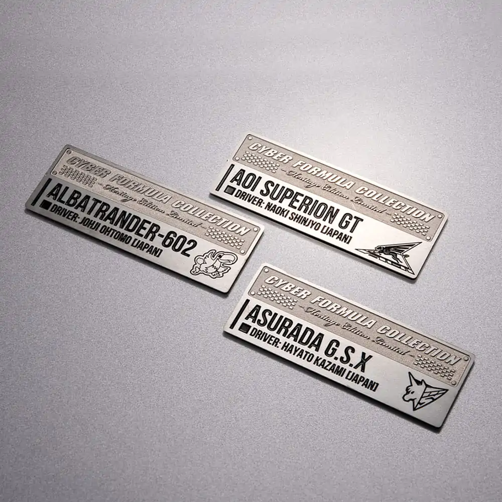Future GPX Cyber Formula Vehicles 3-Pack Asurada G.S.X & Albatrander 602 & Aoi Superion GT Set Heritage Edition 7 cm      product photo