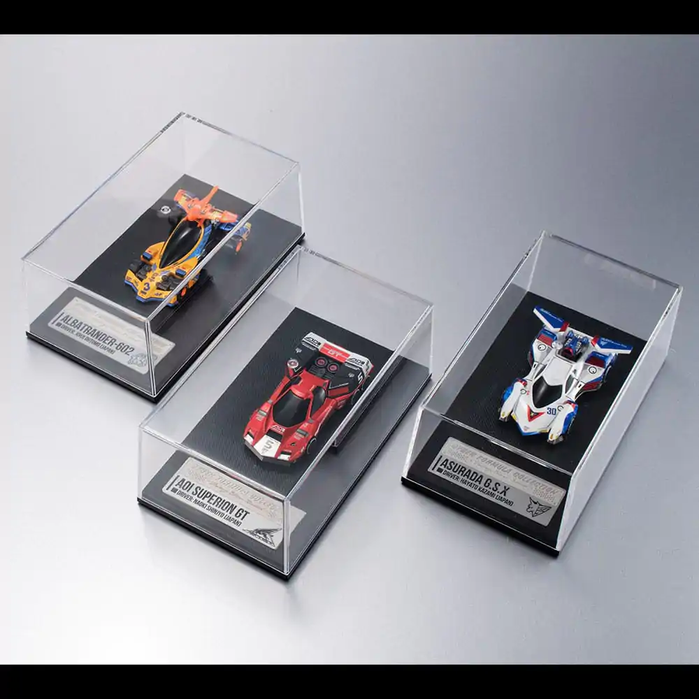Future GPX Cyber Formula Vehicles 3-Pack Asurada G.S.X & Albatrander 602 & Aoi Superion GT Set Heritage Edition 7 cm      product photo