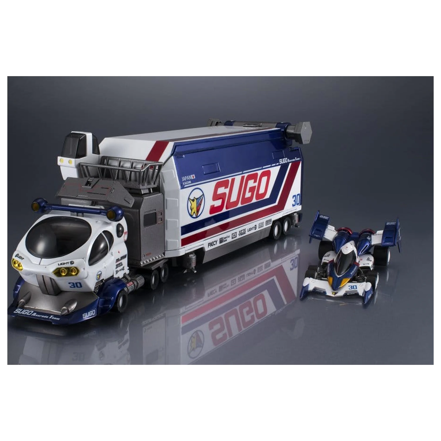 Future GPX Cyber Formula Collection Vehicles 2-Pack Sugolegerd 10V5000 & Super Asurada 01 Circuit Mode Heritage Edition DX 22 cm product photo
