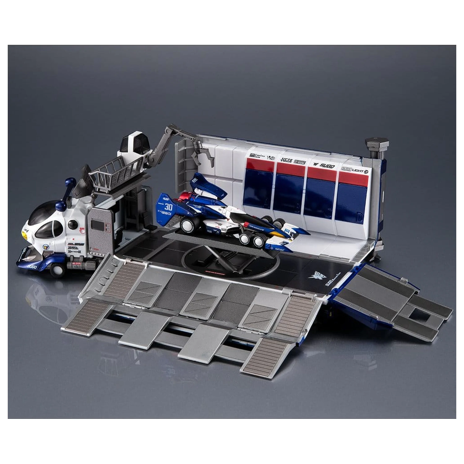 Future GPX Cyber Formula Collection Vehicles 2-Pack Sugolegerd 10V5000 & Super Asurada 01 Circuit Mode -Heritage Edition- DX 22 cm (with gift) product photo
