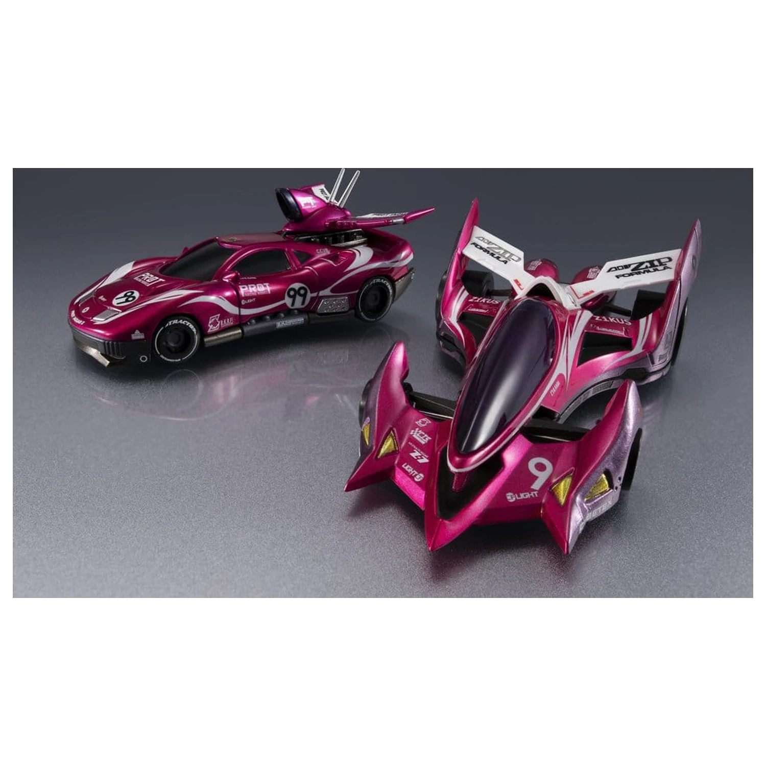 Future GPX Cyber Formula Cyber Formula Collection -Heritage Edition- Vehicles 2-Pack Proto Jaguar Z-6 & Aoi Stealth Jaguar Z-7 product photo
