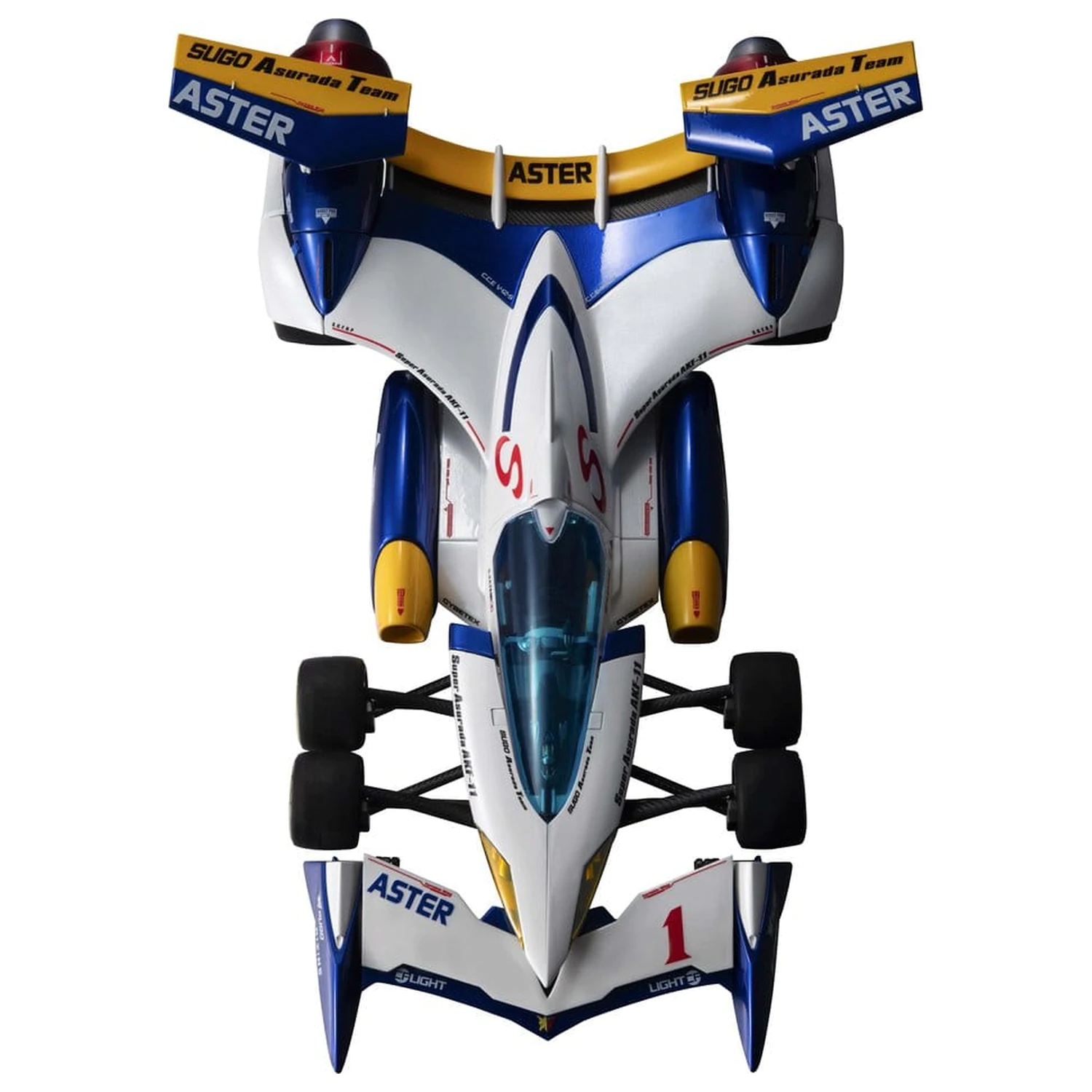 Future GPX Cyber Formula Variable Action Hi-SPEC Vehicle Super Asurada AKF-11 35th Anniversary Color Edition 27 cm product photo