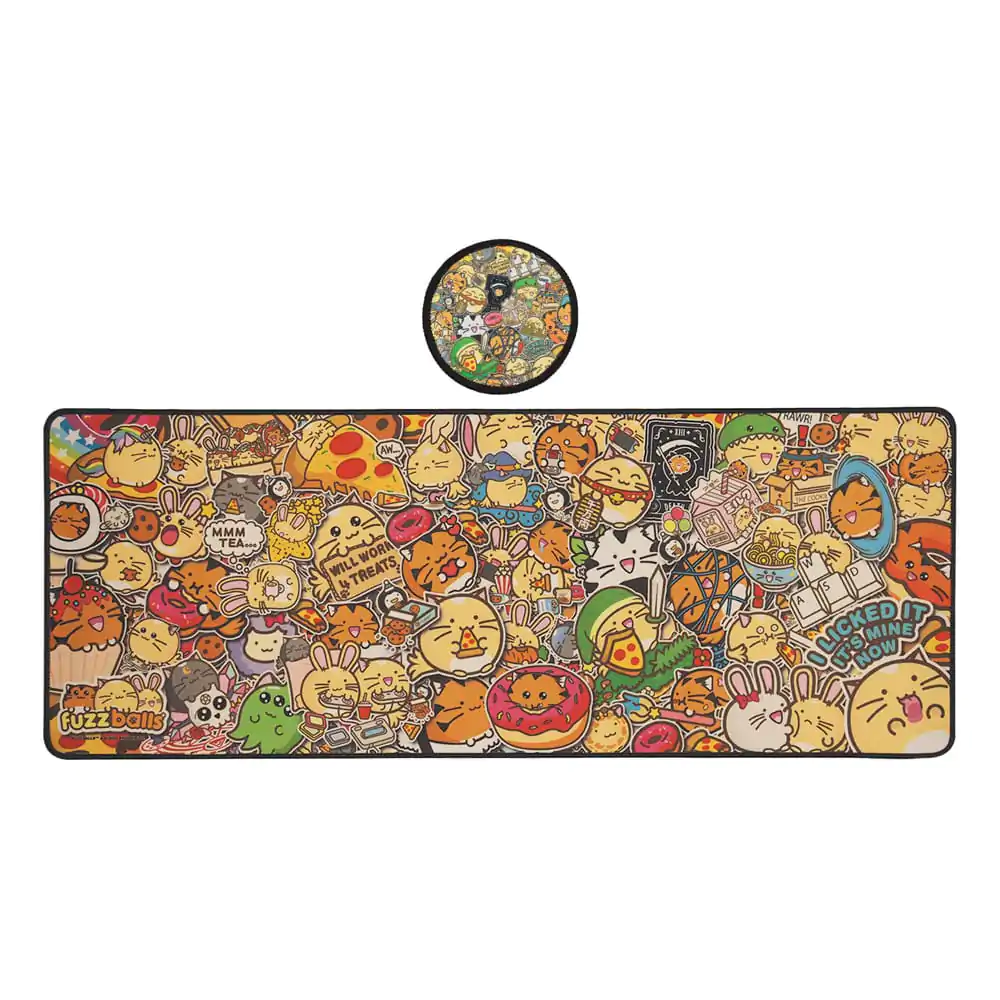 Fuzzballs Desk Pad & Coaster Set product photo