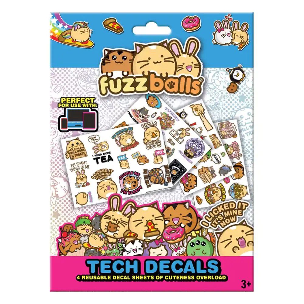 Fuzzballs Tech Sticker Pack  product photo