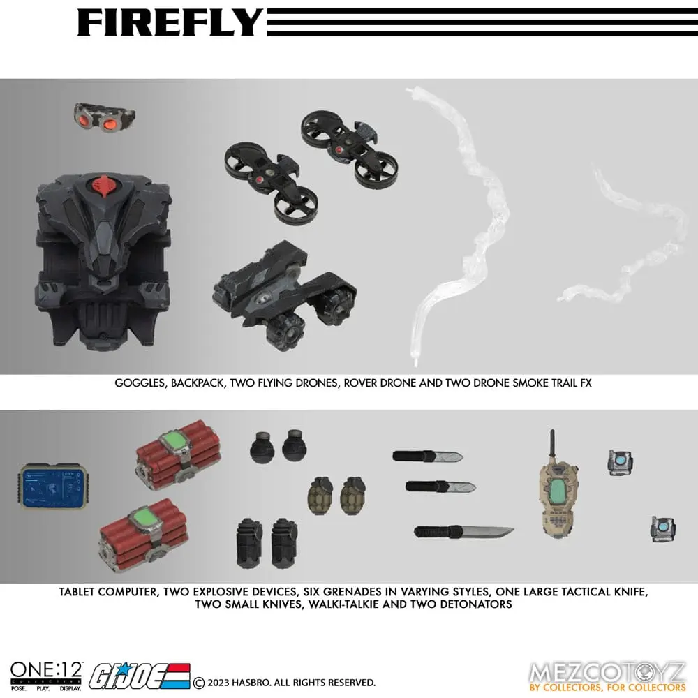 G.I. Joe Action Figure 1/12 Firefly 17 cm product photo