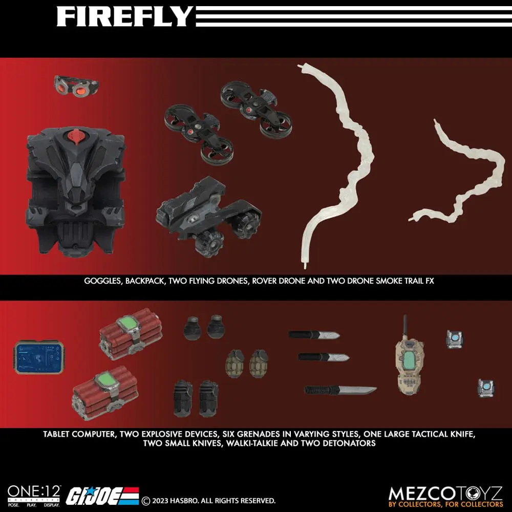 G.I. Joe Action Figure 1/12 Firefly 17 cm product photo