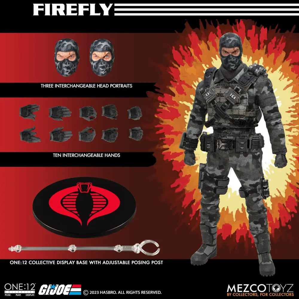 G.I. Joe Action Figure 1/12 Firefly 17 cm product photo