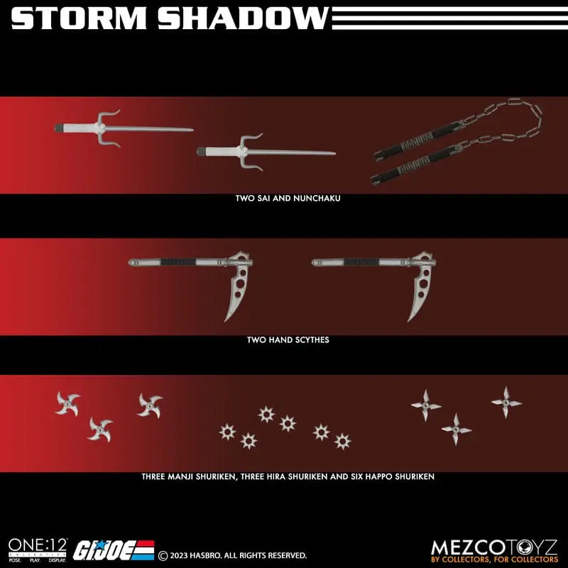G.I. Joe Action Figure 1/12 Storm Shadow 16 cm product photo