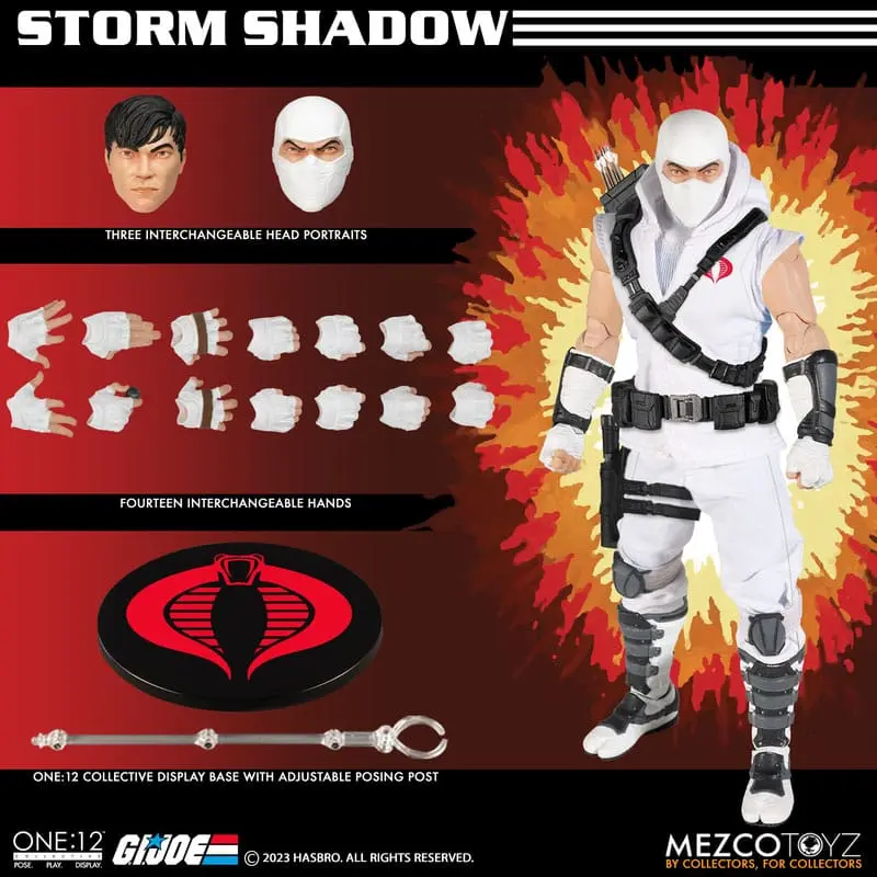 G.I. Joe Action Figure 1/12 Storm Shadow 16 cm product photo