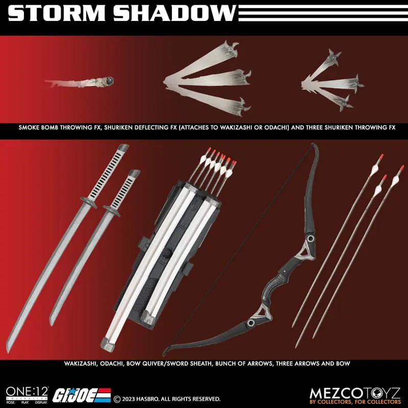 G.I. Joe Action Figure 1/12 Storm Shadow 16 cm product photo