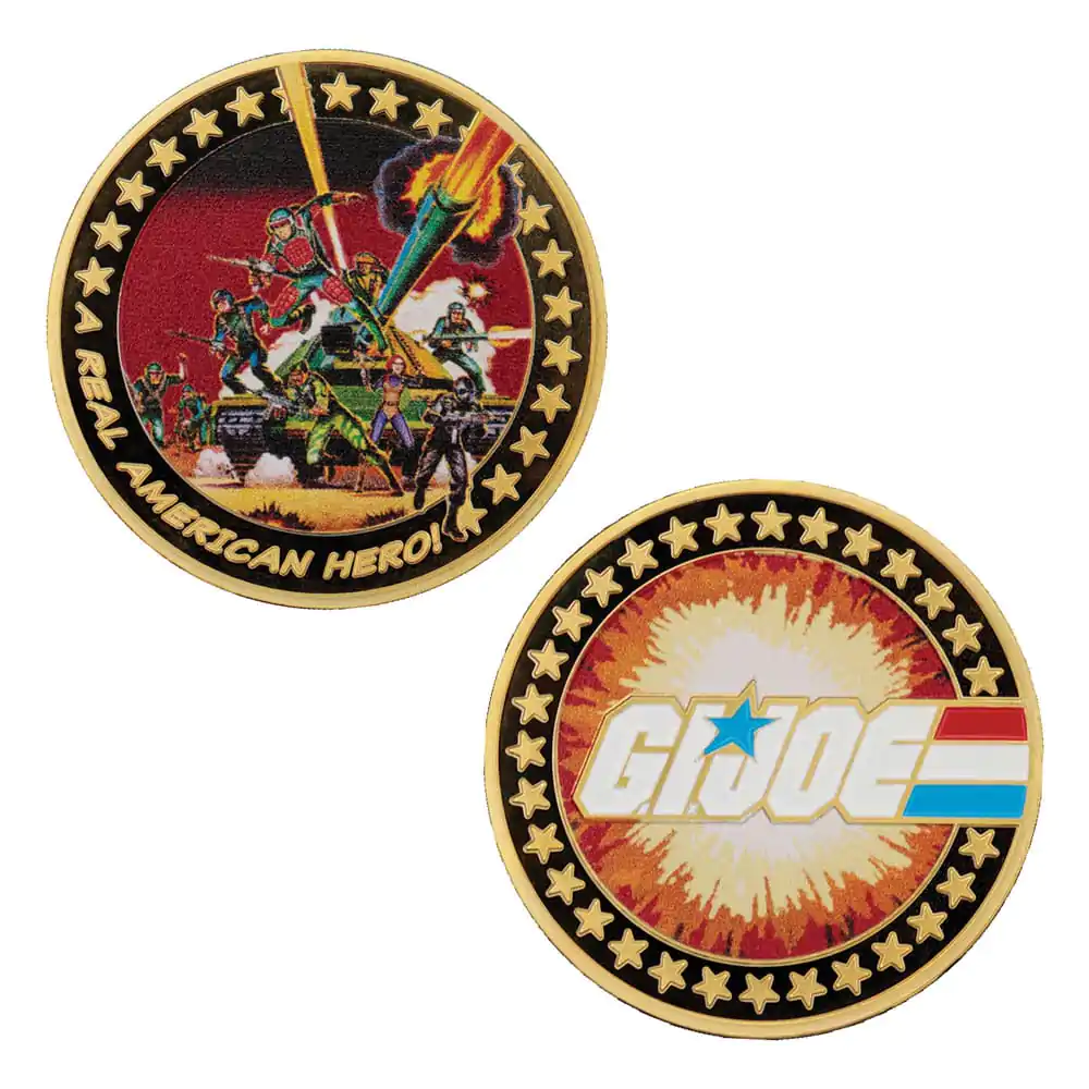 G.I. Joe Collectable Coin A Real American Hero 60th Anniversary 24k Gold Plated Limited Edition product photo
