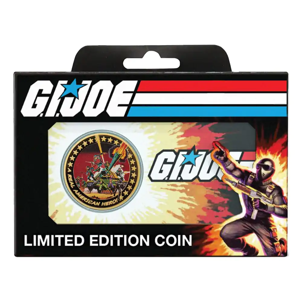 G.I. Joe Collectable Coin A Real American Hero 60th Anniversary 24k Gold Plated Limited Edition product photo