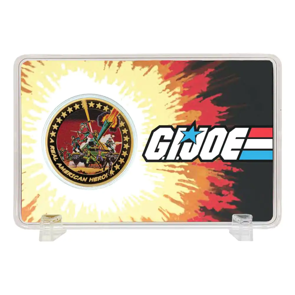 G.I. Joe Collectable Coin A Real American Hero 60th Anniversary 24k Gold Plated Limited Edition product photo