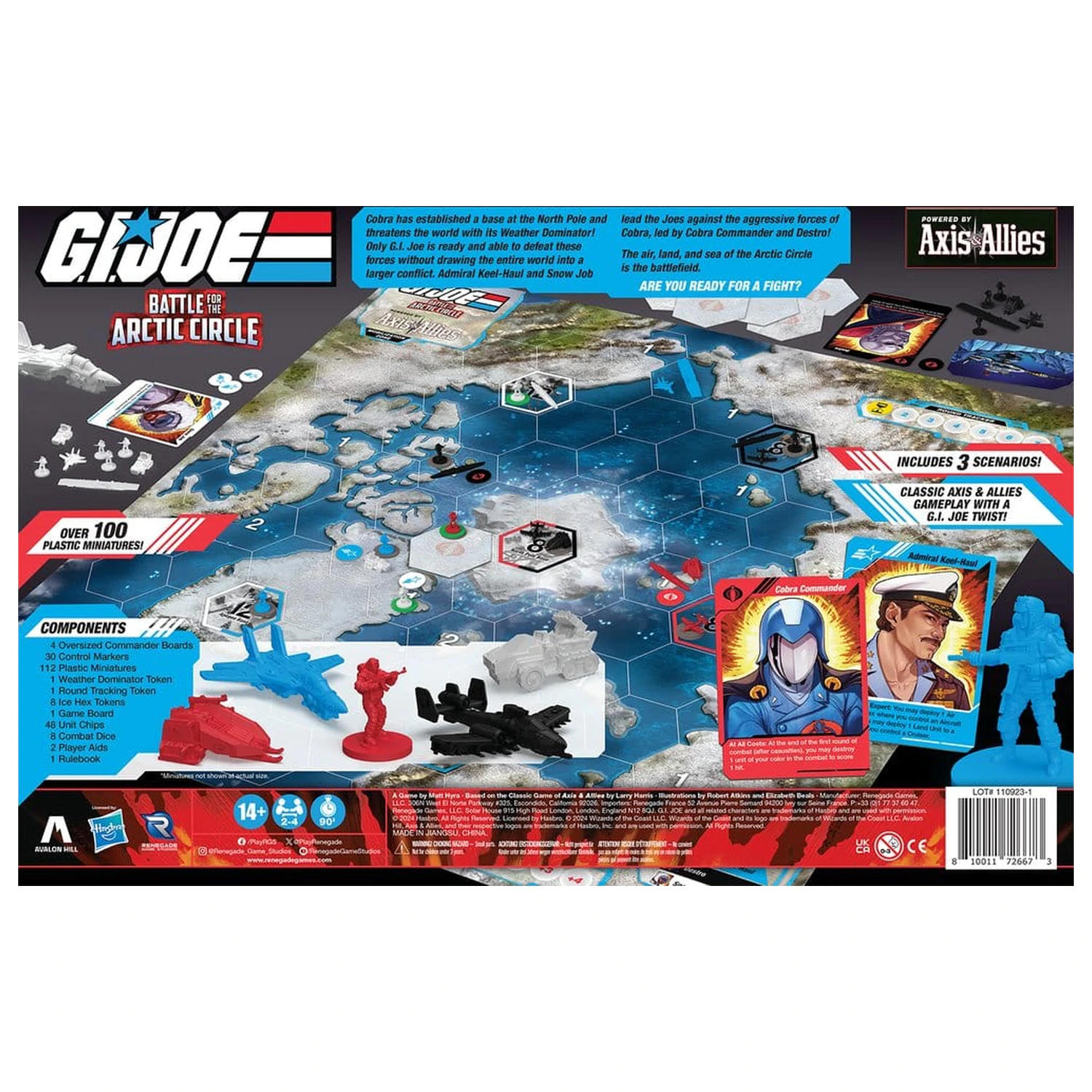 G.I. Joe board game Battle for the Arctic Circle powered by Axis & Allies *English Version* product photo