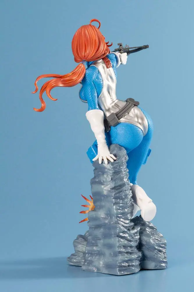 G.I. Joe Bishoujo PVC Statue 1/7 Scarlett 25th Anniversary Sky Blue Color Ver. 23 cm termékfotó