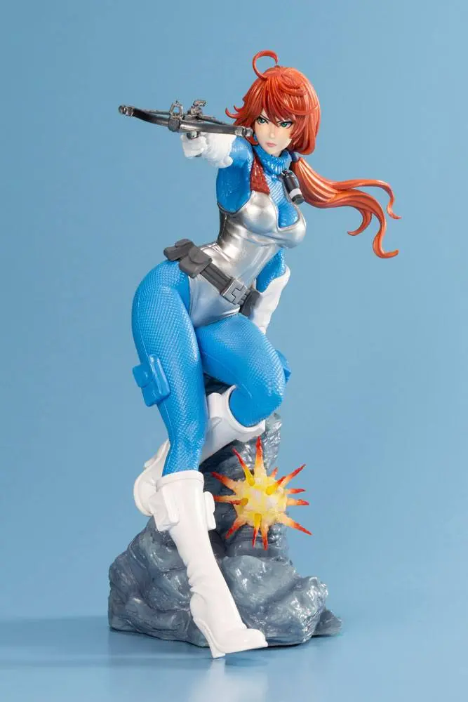 G.I. Joe Bishoujo PVC Statue 1/7 Scarlett 25th Anniversary Sky Blue Color Ver. 23 cm termékfotó