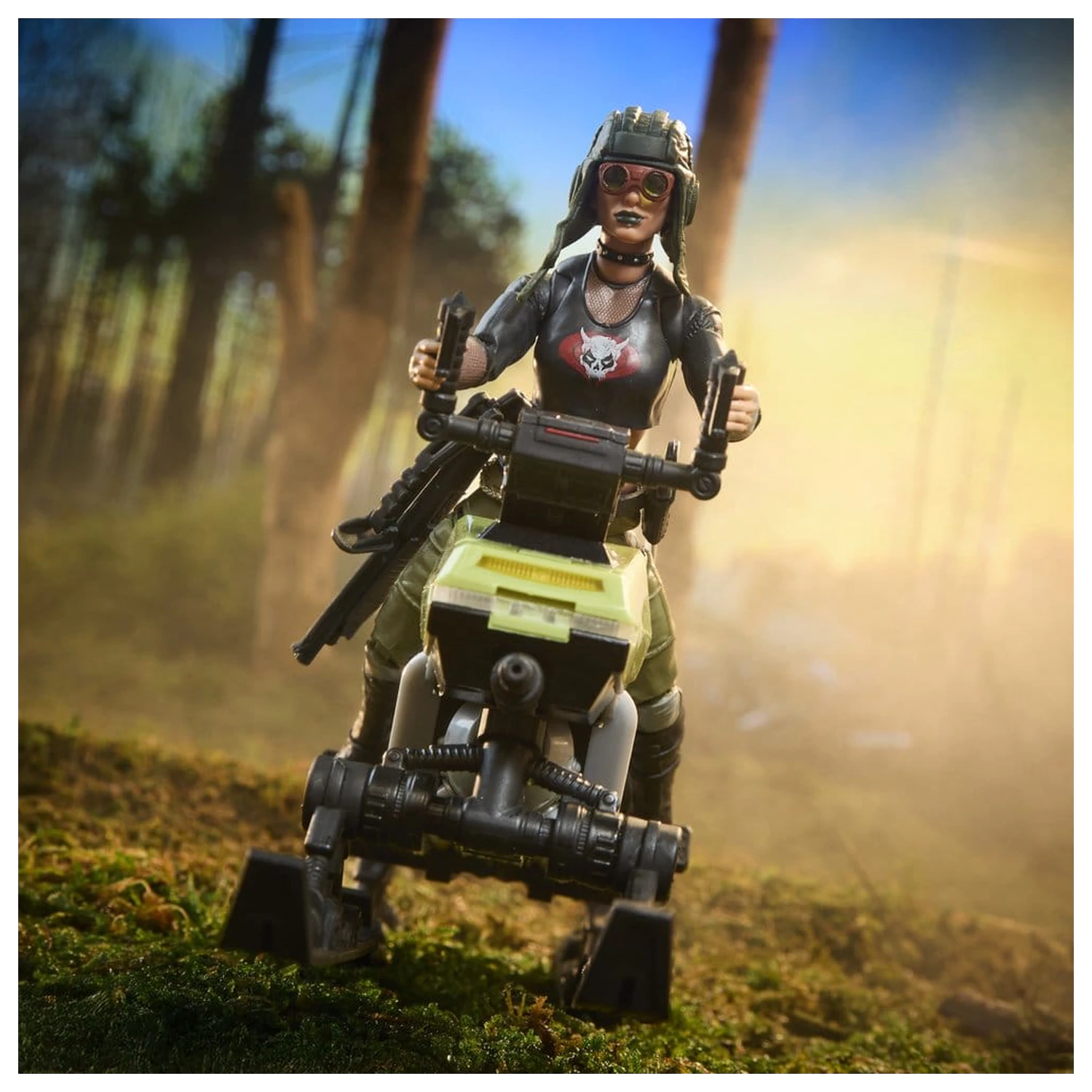 G.I. Joe Classified Series Action Figure and Vehicle Set #194 Zanya and Dreadnok Chameleon (Swamp Skier) 15 cm product photo