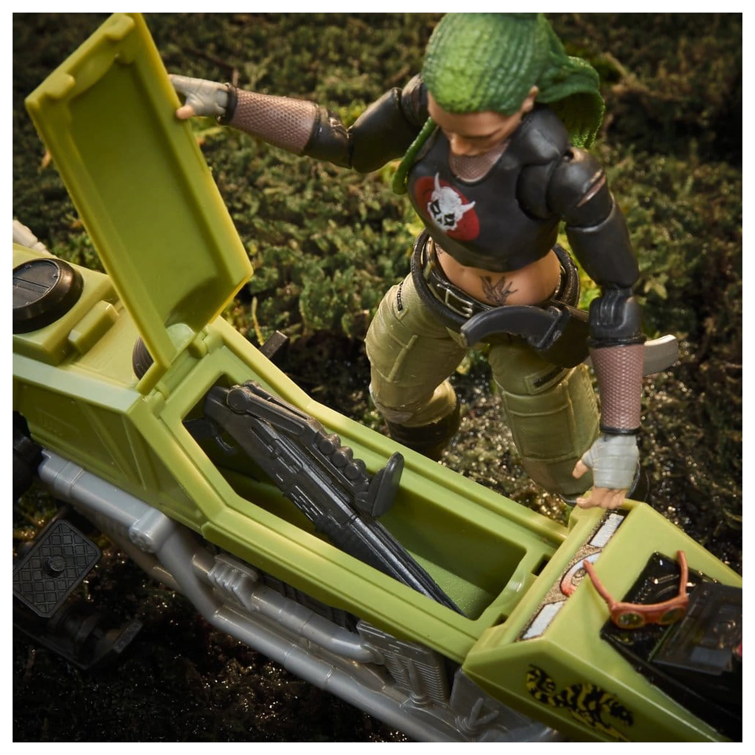 G.I. Joe Classified Series Action Figure and Vehicle Set #194 Zanya and Dreadnok Chameleon (Swamp Skier) 15 cm product photo