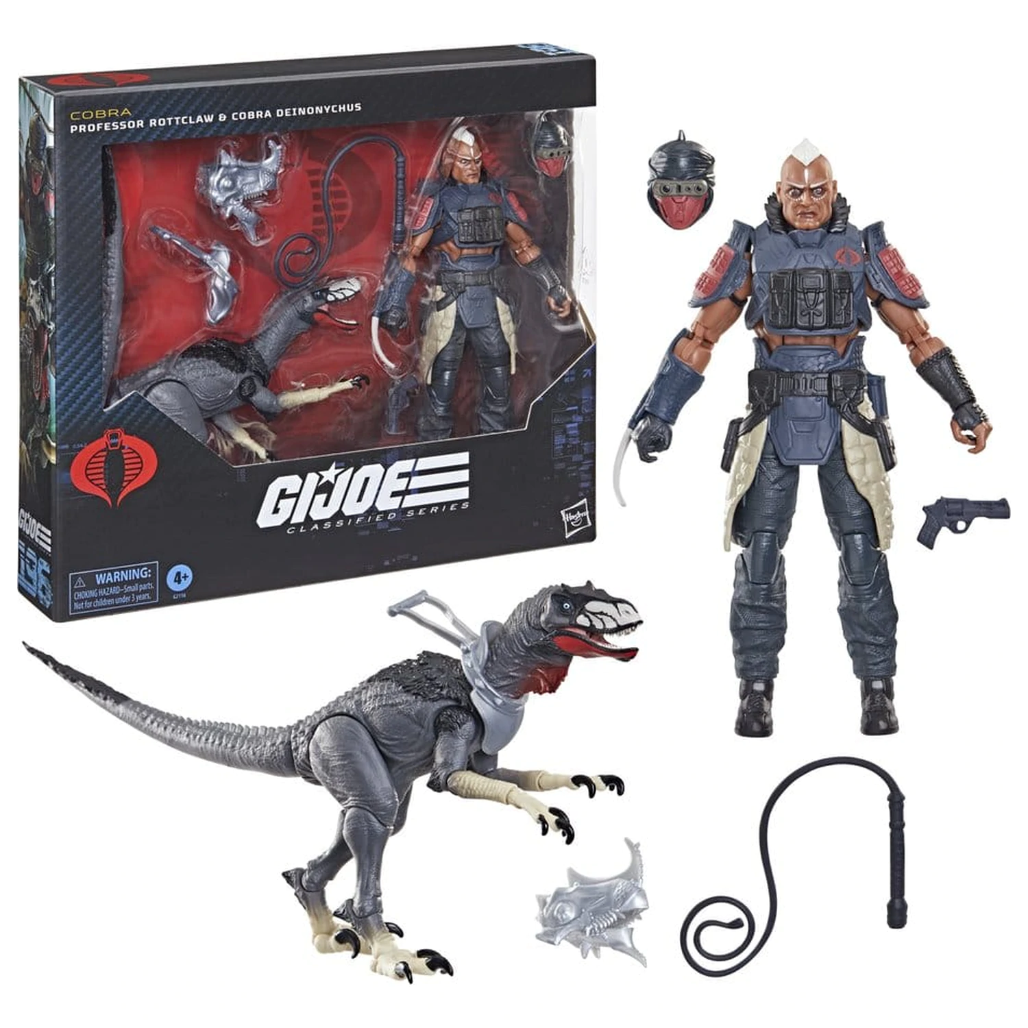 G.I. Joe Classified Series Action Figure 2-Pack #196 Professor Rottclaw & Cobra Deinonychus 15 cm product photo