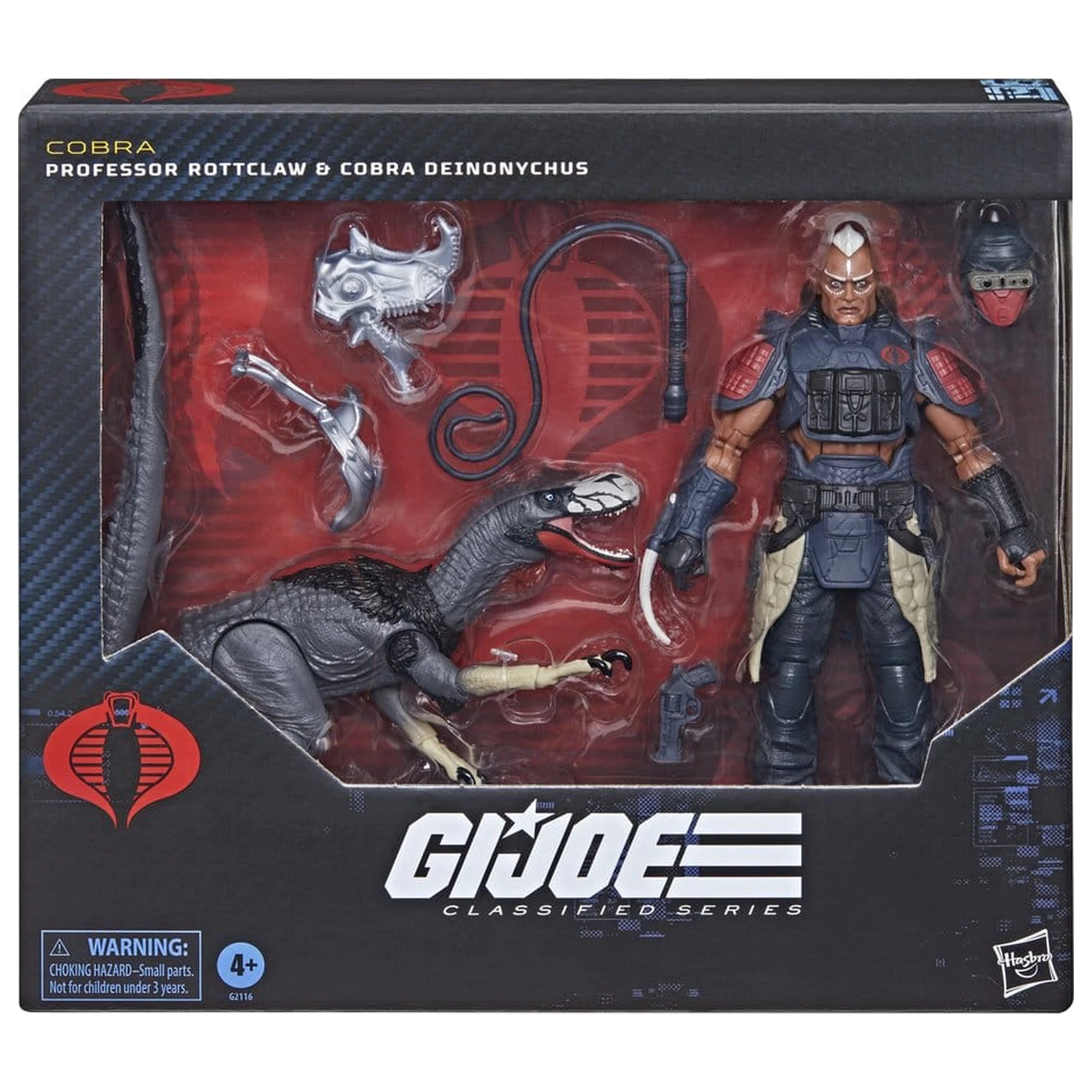 G.I. Joe Classified Series Action Figure 2-Pack #196 Professor Rottclaw & Cobra Deinonychus 15 cm product photo