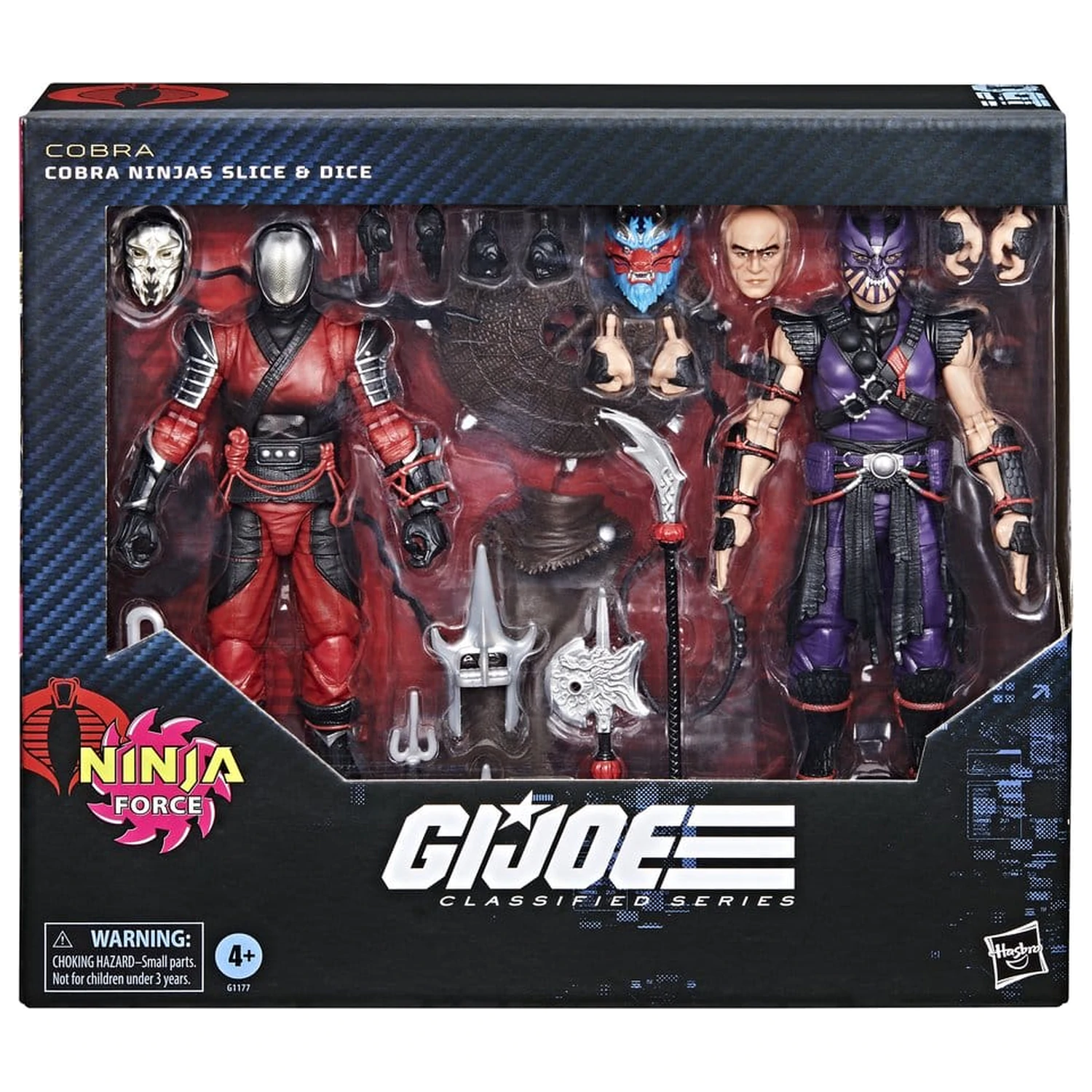 G.I. Joe Classified Series Action Figure 2-Pack #160 Cobra Ninjas Slice & Dice 15 cm product photo